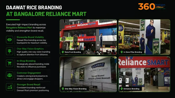 Dawat Rice branding